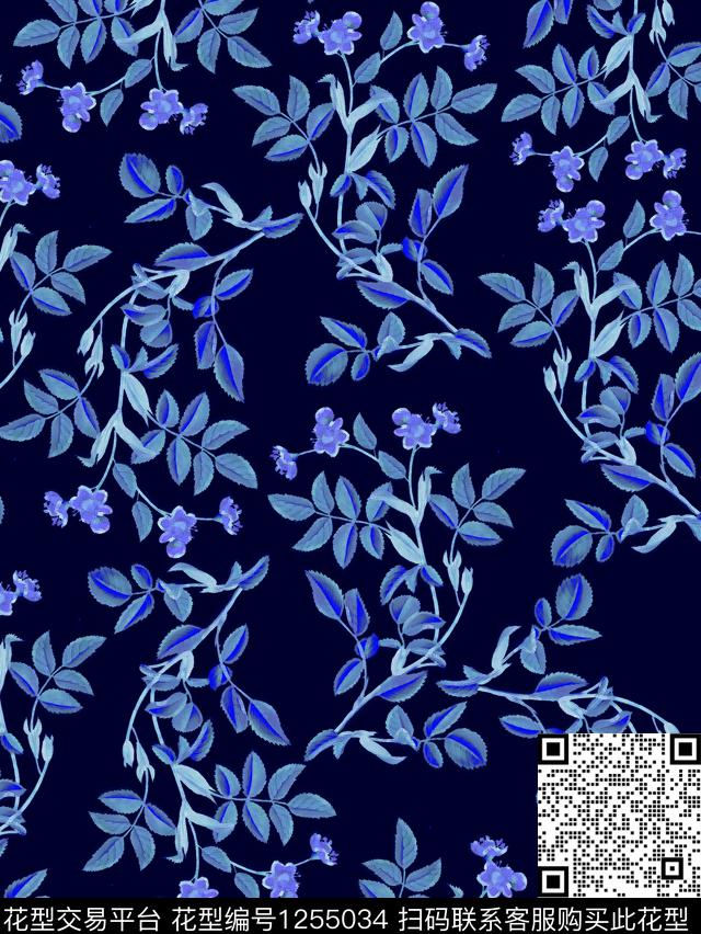 时尚数码华亿平台花卉数码印花华亿平台下载（图片编号: 1255034） - 瓦栏（Walan）