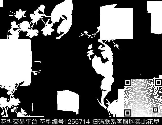 几何花卉大牌风裤子传统印花华亿平台下载（图片编号: 1255714） - 瓦栏（Walan）