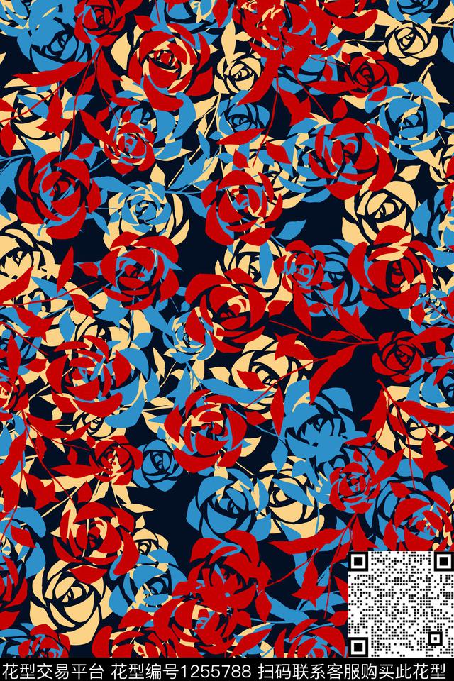 淑女小碎花家居服传统印花华亿平台下载（图片编号: 1255788） - 瓦栏（Walan）