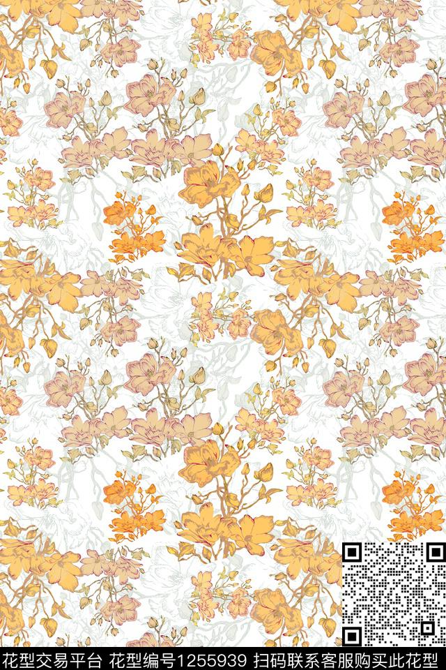 民族风图案家装印花植物数码印花华亿平台下载（图片编号: 1255939） - 瓦栏（Walan）