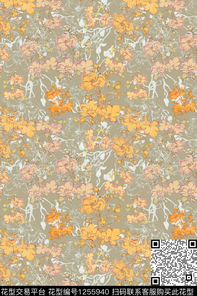 民族风图案家装印花植物数码印花华亿平台下载（图片编号: 1255940） - 瓦栏（Walan）