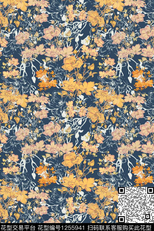 民族风图案家装印花植物数码印花华亿平台下载（图片编号: 1255941） - 瓦栏（Walan）