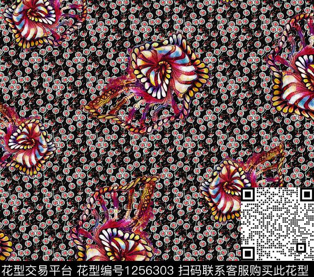 欧洲数码华亿平台大牌风数码印花华亿平台下载（图片编号: 1256303） - 瓦栏（Walan）