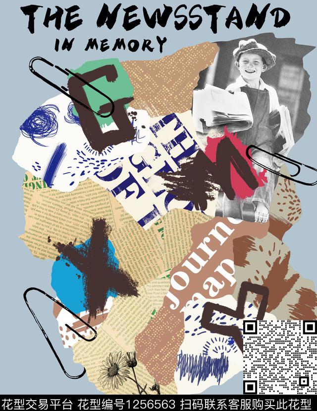 笔触数码华亿平台肌理数码印花华亿平台下载（图片编号: 1256563） - 瓦栏（Walan）