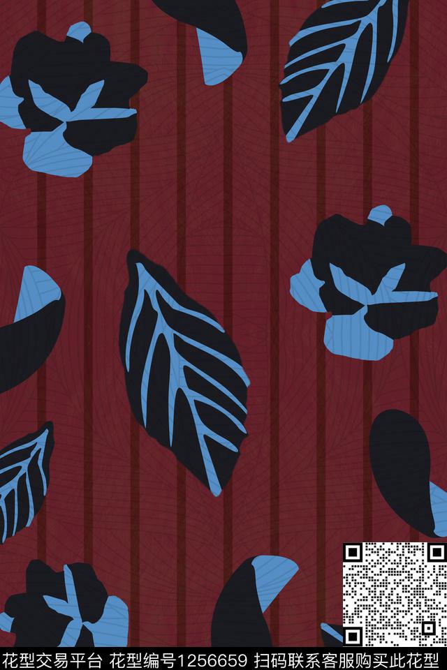 时尚棕色大牌风传统印花华亿平台下载（图片编号: 1256659） - 瓦栏（Walan）