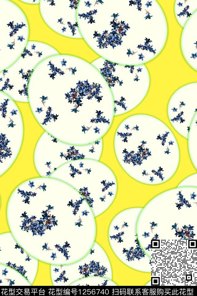女装小碎花满版散花数码印花华亿平台下载（图片编号: 1256740） - 瓦栏（Walan）