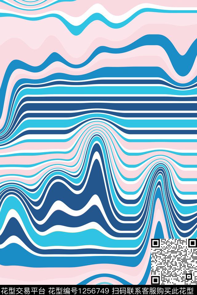 几何底纹大牌风传统印花华亿平台下载（图片编号: 1256749） - 瓦栏（Walan）