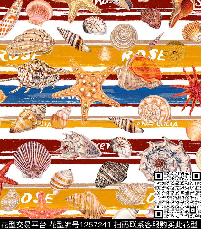 大牌风热带华亿平台螺数码印花华亿平台下载（图片编号: 1257241） - 瓦栏（Walan）