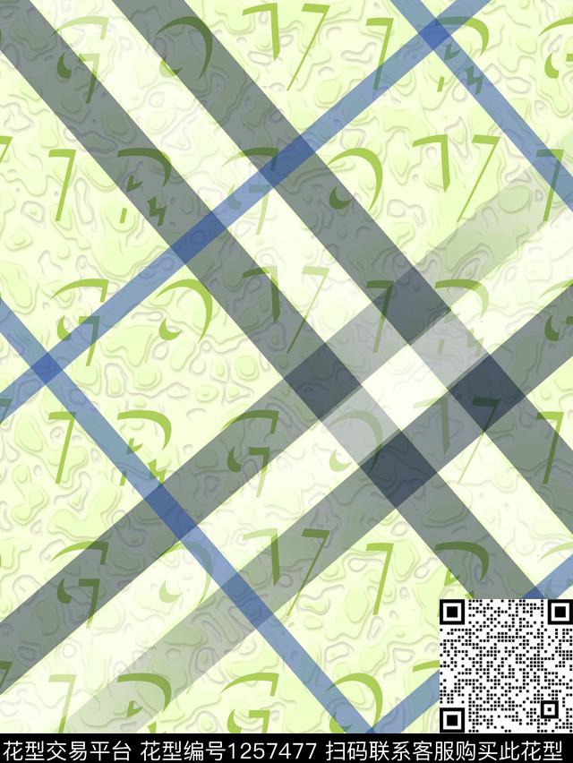 花卉数码华亿平台格子数码印花华亿平台下载（图片编号: 1257477） - 瓦栏（Walan）