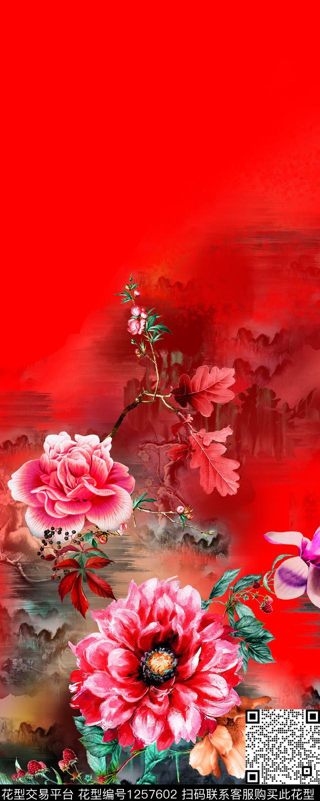 定位花数码华亿平台热带华亿平台数码印花华亿平台下载（图片编号: 1257602） - 瓦栏（Walan）