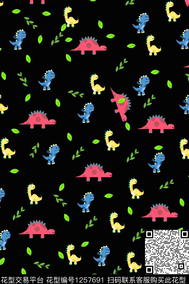 树枝卡通手绘传统印花华亿平台下载（图片编号: 1257691） - 瓦栏（Walan）