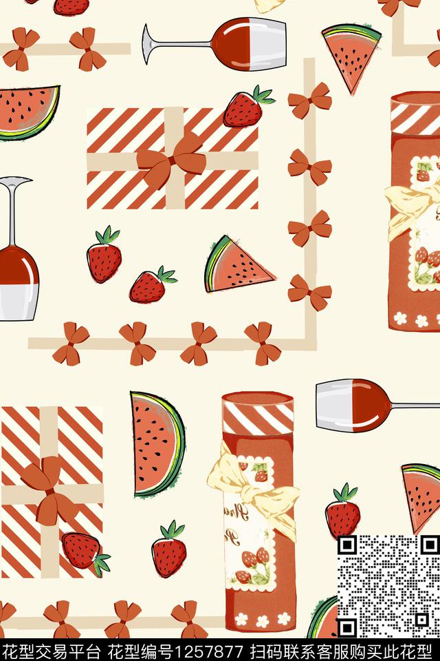 抽象几何卡通传统印花华亿平台下载（图片编号: 1257877） - 瓦栏（Walan）