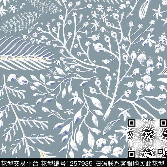 肌理数码华亿平台花卉数码印花华亿平台下载（图片编号: 1257935） - 瓦栏（Walan）