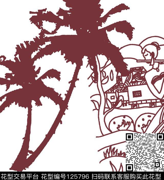 传统印花华亿平台下载（图片编号: 125796） - 瓦栏（Walan）