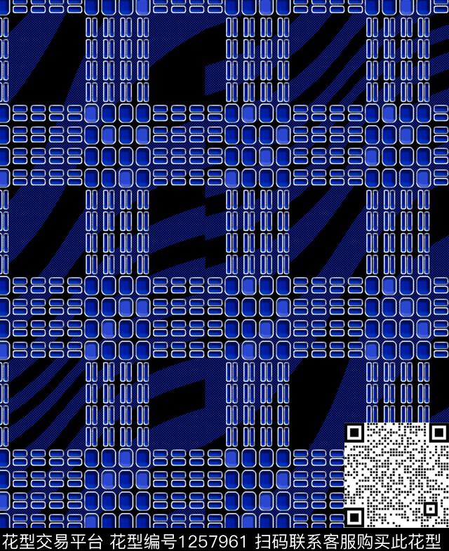 格子数码华亿平台几何数码印花华亿平台下载（图片编号: 1257961） - 瓦栏（Walan）