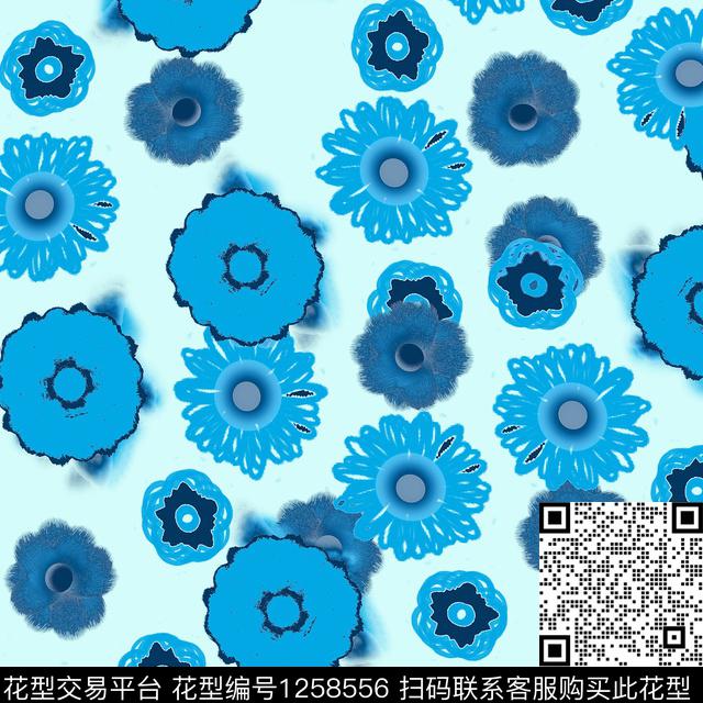 几何炫彩创意数码印花华亿平台下载（图片编号: 1258556） - 瓦栏（Walan）