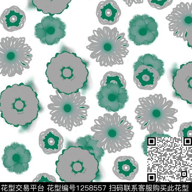 几何炫彩创意数码印花华亿平台下载（图片编号: 1258557） - 瓦栏（Walan）