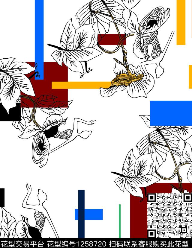 传统印花华亿平台下载（图片编号: 1258720） - 瓦栏（Walan）