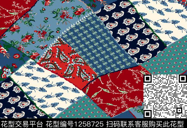 传统印花华亿平台下载（图片编号: 1258725） - 瓦栏（Walan）