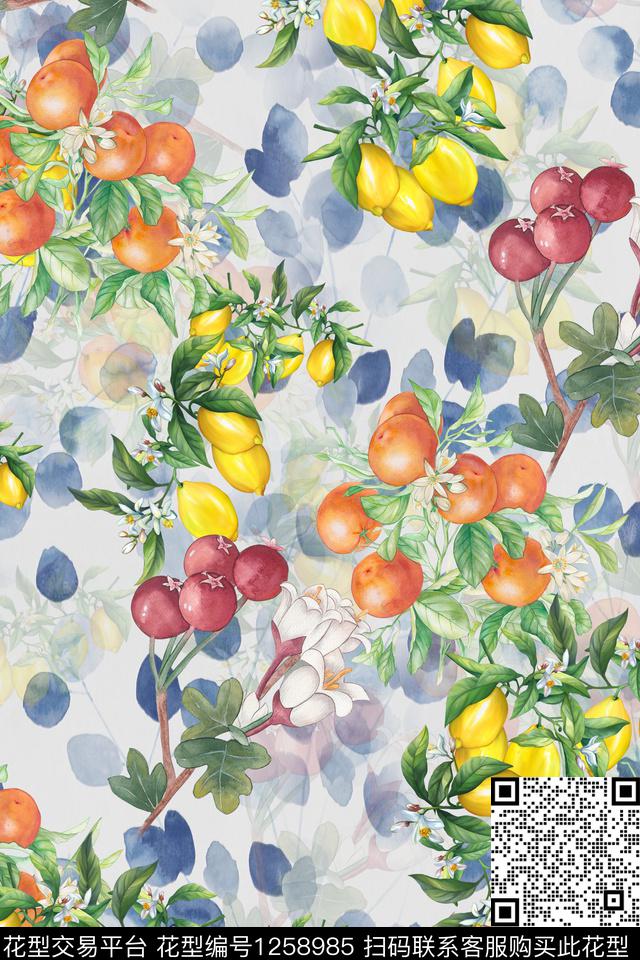 女装水果电脑合成数码印花华亿平台下载（图片编号: 1258985） - 瓦栏（Walan）