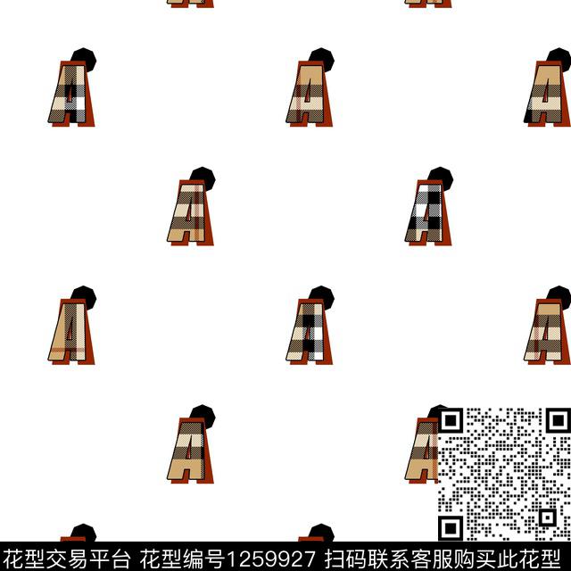 大牌风字母波点传统印花华亿平台下载（图片编号: 1259927） - 瓦栏（Walan）