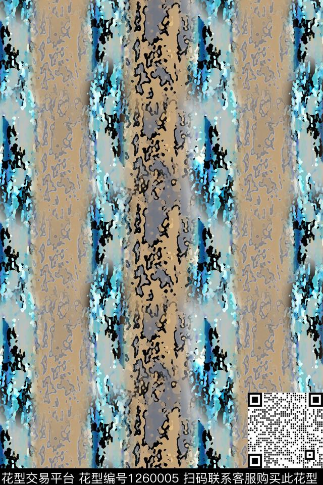 条纹混搭抽象数字抽象数码印花华亿平台下载（图片编号: 1260005） - 瓦栏（Walan）