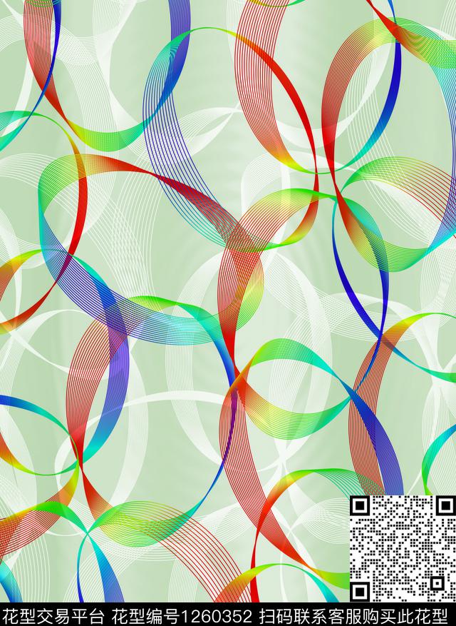 几何数码华亿平台抽象数码印花华亿平台下载（图片编号: 1260352） - 瓦栏（Walan）