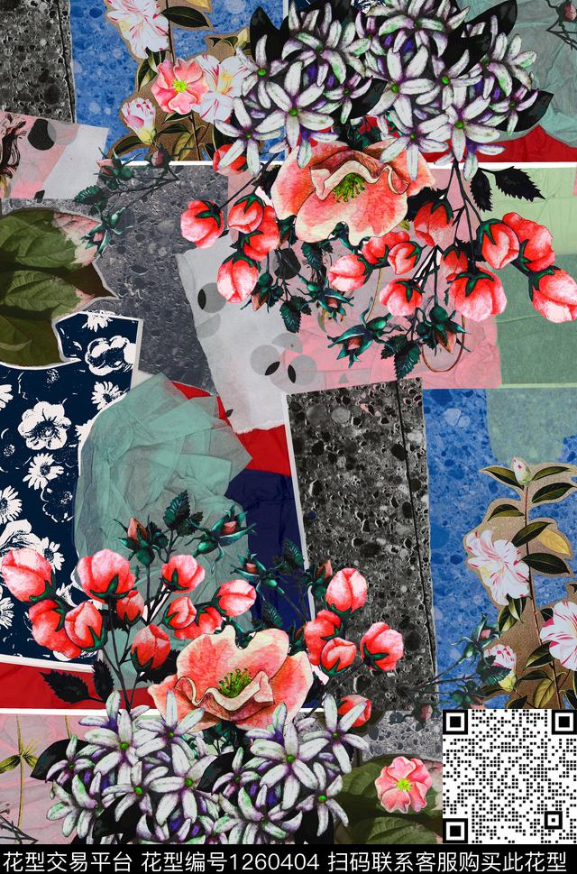 大牌风几何数码华亿平台数码印花华亿平台下载（图片编号: 1260404） - 瓦栏（Walan）