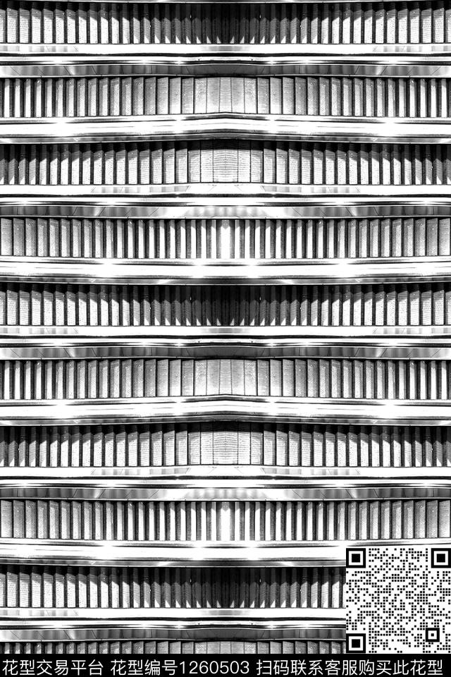 建筑创意金属数码印花华亿平台下载（图片编号: 1260503） - 瓦栏（Walan）