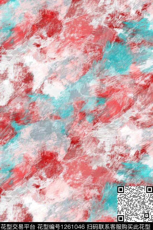 休闲家居服大牌风数码印花华亿平台下载（图片编号: 1261046） - 瓦栏（Walan）