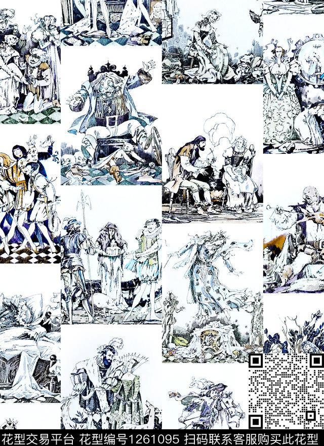 山古典花纹hill数码印花华亿平台下载（图片编号: 1261095） - 瓦栏（Walan）