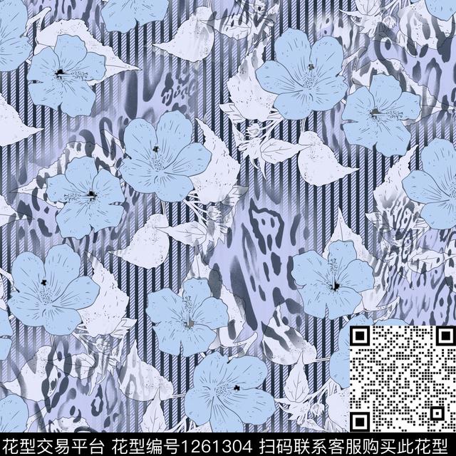 动物花卉欧洲数码印花华亿平台下载（图片编号: 1261304） - 瓦栏（Walan）