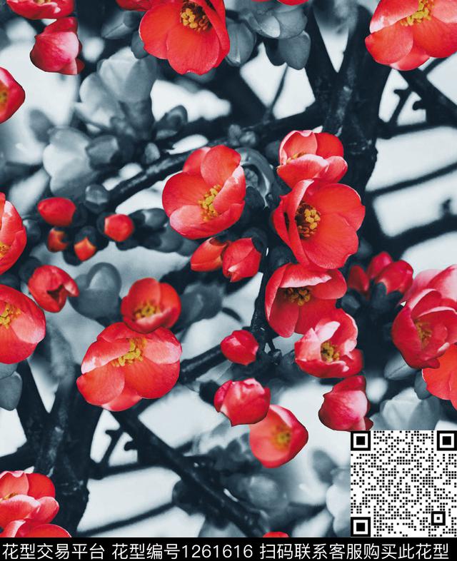 梅花数码印花华亿平台下载（图片编号: 1261616） - 瓦栏（Walan）
