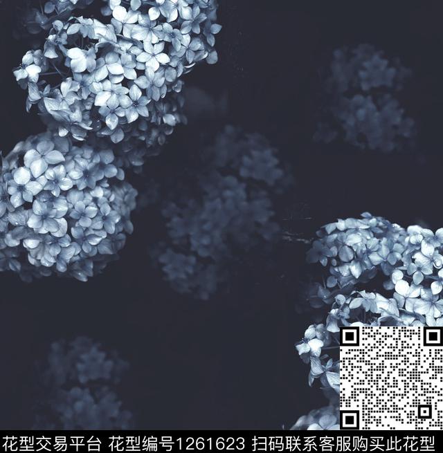 梅花绣球花茶花数码印花华亿平台下载（图片编号: 1261623） - 瓦栏（Walan）