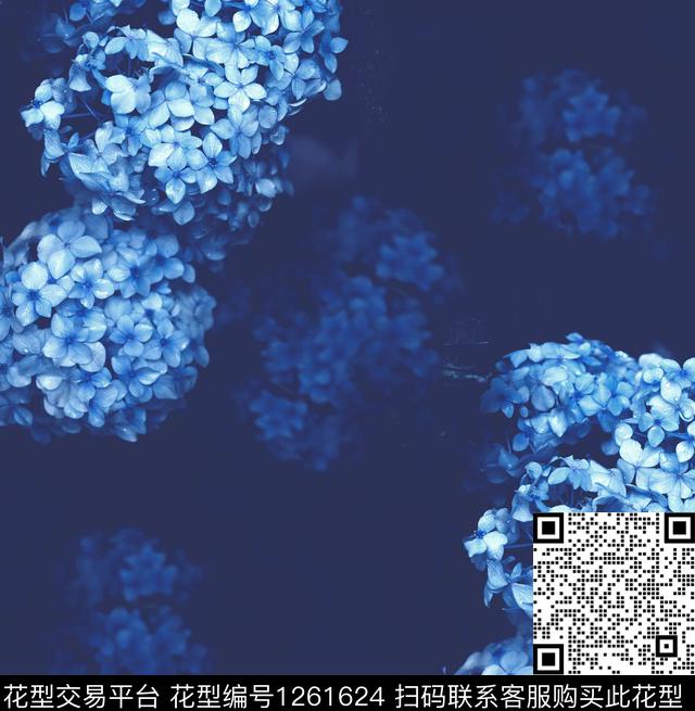 梅花绣球花茶花数码印花华亿平台下载（图片编号: 1261624） - 瓦栏（Walan）