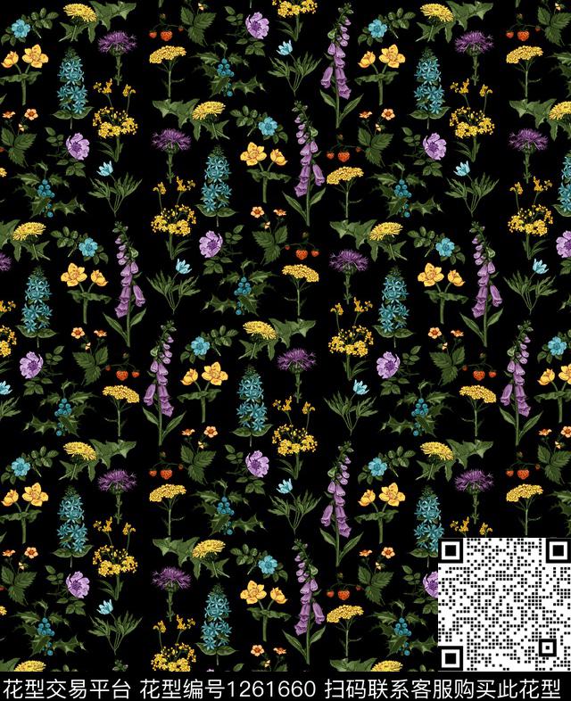 小碎花大牌风扑克数码印花华亿平台下载（图片编号: 1261660） - 瓦栏（Walan）