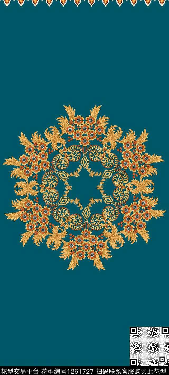 几何雕印华亿平台花卉数码印花华亿平台下载（图片编号: 1261727） - 瓦栏（Walan）