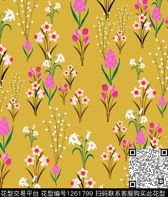 扎染华亿平台小碎花abstract数码印花华亿平台下载（图片编号: 1261799） - 瓦栏（Walan）