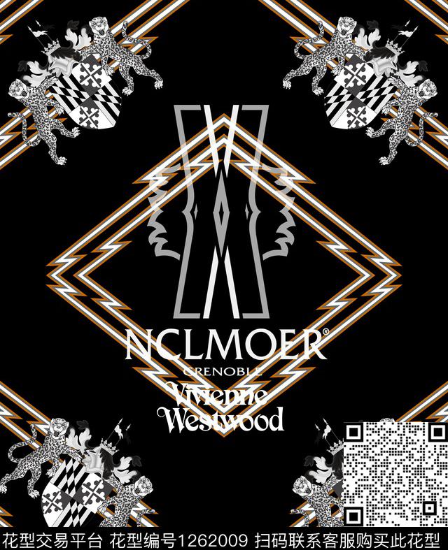 定位花潮牌欧美数码印花华亿平台下载（图片编号: 1262009） - 瓦栏（Walan）