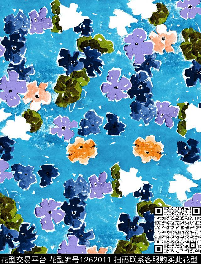 康乃馨小碎花DOLCEGABBANA数码印花华亿平台下载（图片编号: 1262011） - 瓦栏（Walan）