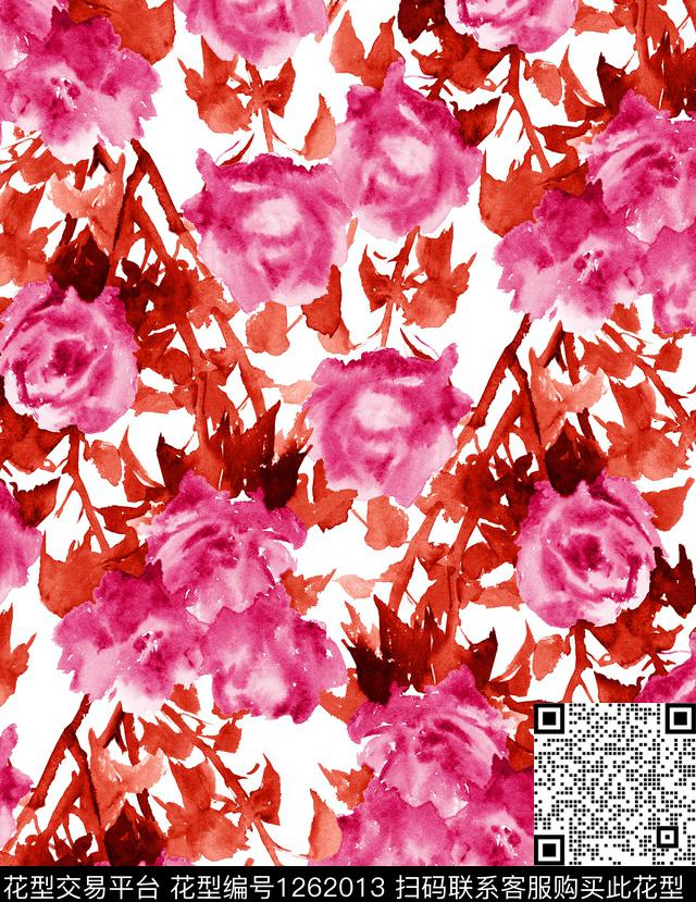 康乃馨小碎花DOLCEGABBANA数码印花华亿平台下载（图片编号: 1262013） - 瓦栏（Walan）