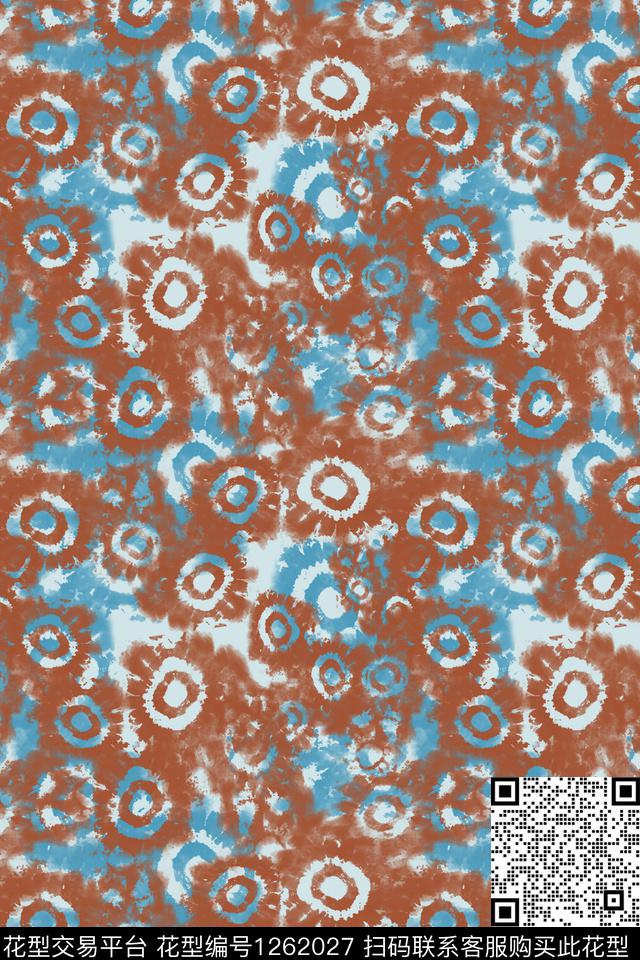 男装休闲花卉抽象数字印花数码印花华亿平台下载（图片编号: 1262027） - 瓦栏（Walan）