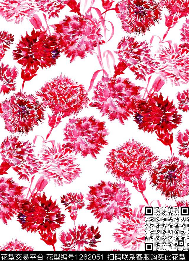 红花数码印花华亿平台下载（图片编号: 1262051） - 瓦栏（Walan）