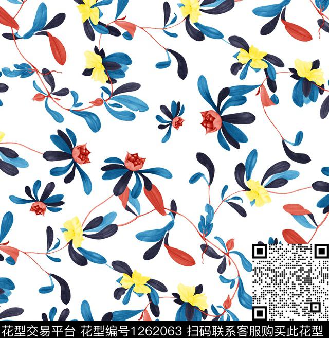 康乃馨小碎花DOLCEGABBANA数码印花华亿平台下载（图片编号: 1262063） - 瓦栏（Walan）