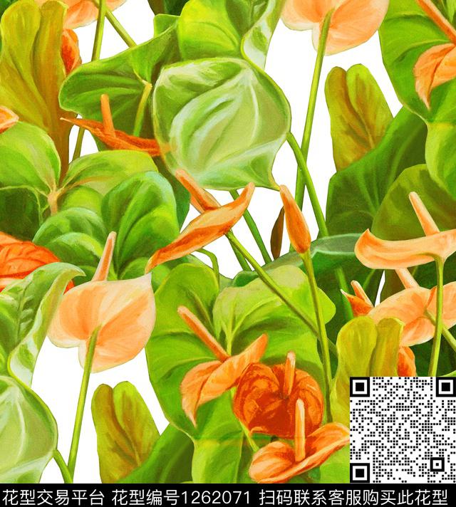 康乃馨小碎花DOLCEGABBANA数码印花华亿平台下载（图片编号: 1262071） - 瓦栏（Walan）