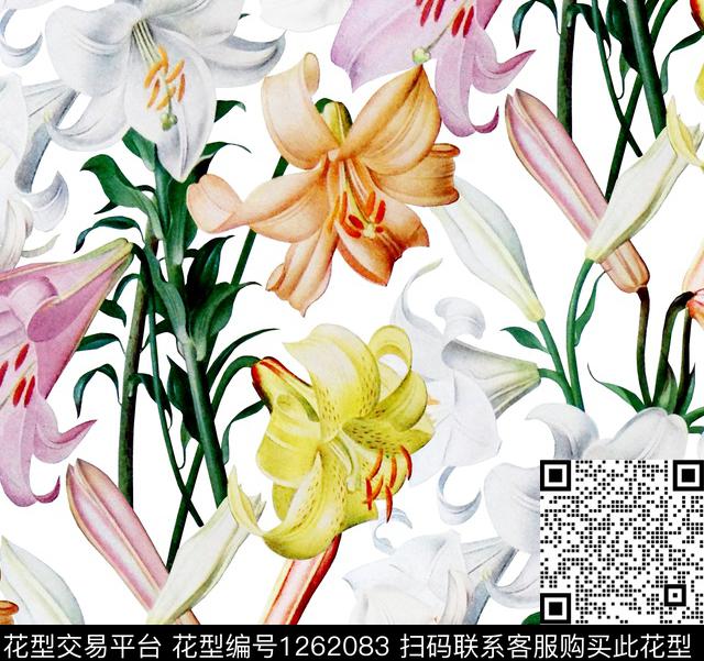 百合数码印花华亿平台下载（图片编号: 1262083） - 瓦栏（Walan）