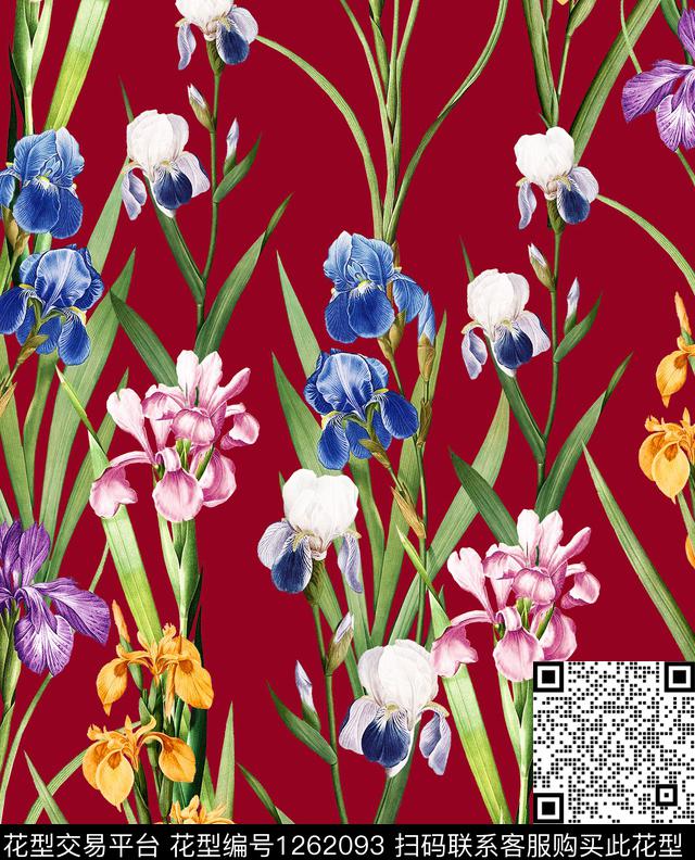 康乃馨小碎花DOLCEGABBANA数码印花华亿平台下载（图片编号: 1262093） - 瓦栏（Walan）