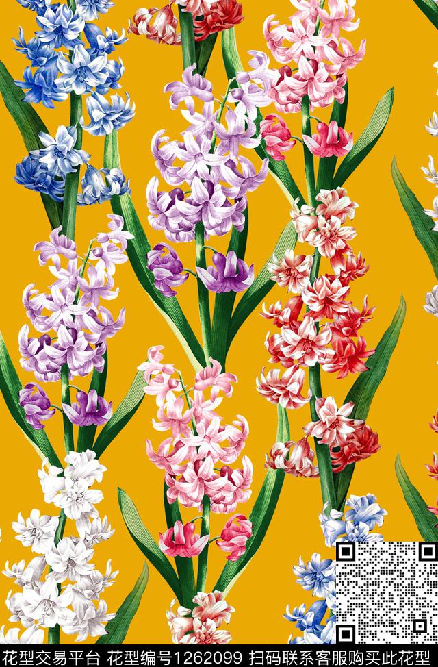 康乃馨小碎花DOLCEGABBANA数码印花华亿平台下载（图片编号: 1262099） - 瓦栏（Walan）