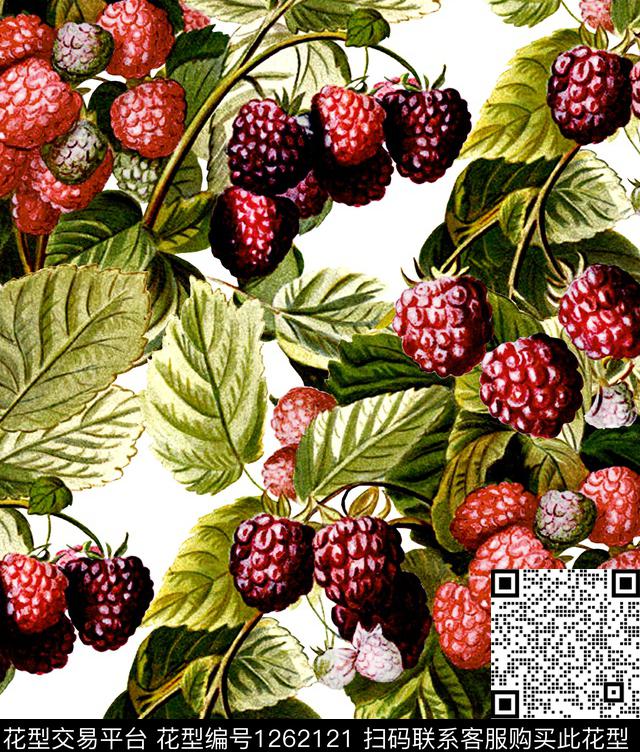绿植树叶水果数码印花华亿平台下载（图片编号: 1262121） - 瓦栏（Walan）