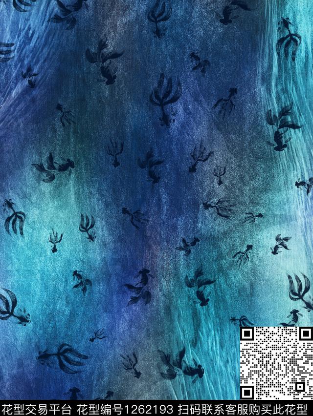 鱼迷彩大牌风数码印花华亿平台下载（图片编号: 1262193） - 瓦栏（Walan）
